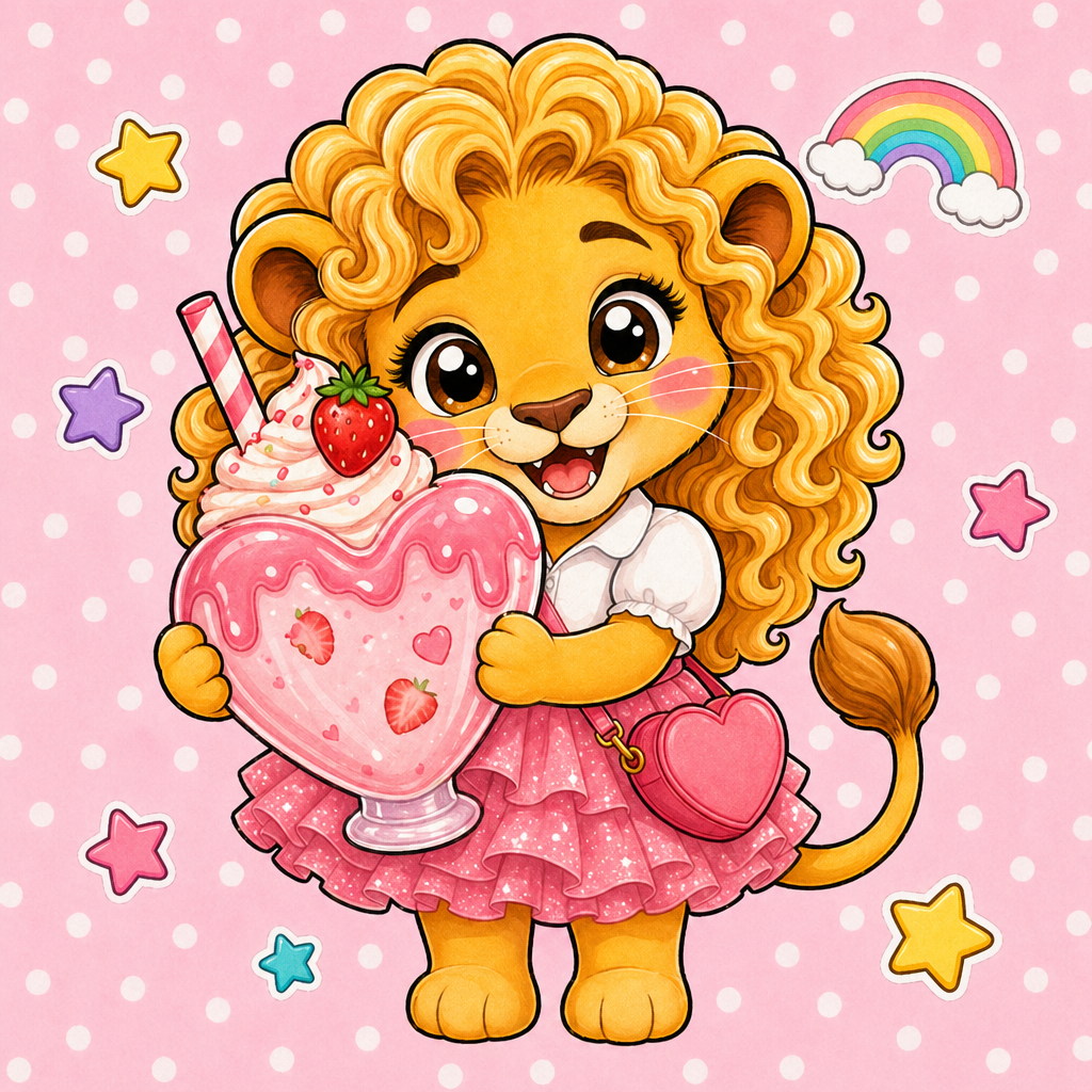 Rosi in Kawaii marker style