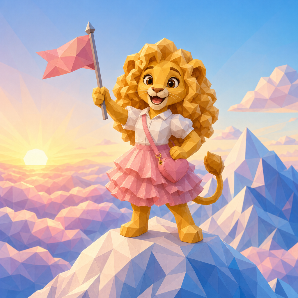 Rosi in Low-poly style